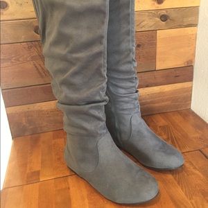 Slouchy Knee High Boots